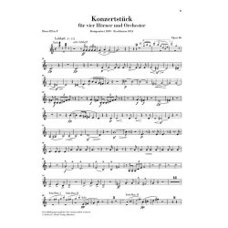 Robert Schumann: Concert Piece For Four Horns And Orchestra Op.86 (Piano Reduction)