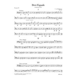Ludwig Van Beethoven: Three Equali For Four Trombones WoO 30
