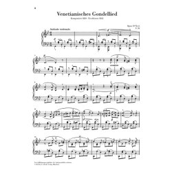 Felix Mendelssohn: Venetian Gondola Songs