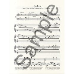 Ludwig Van Beethoven: Cadenzas And Lead-ins For Piano Concertos