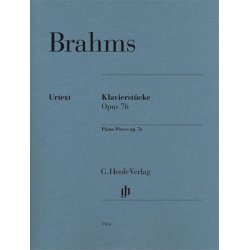 Brahms Piano Pieces Op.76 Pf Urtext