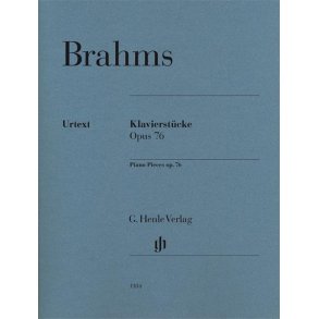 Brahms Piano Pieces Op.76 Pf Urtext