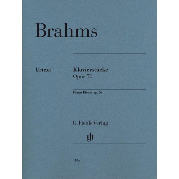 Brahms Piano Pieces Op.76 Pf Urtext