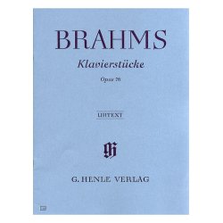 Johannes Brahms: Eight Piano Pieces Op.76 (Urtext Edition)