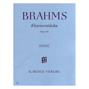 Johannes Brahms: Eight Piano Pieces Op.76 (Urtext Edition)