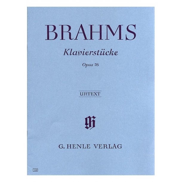 Johannes Brahms: Eight Piano Pieces Op.76 (Urtext Edition)