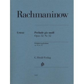 Rachmaninov Sergei Prelude In G Sharp Minor Op.32 No.12 Pf Urtext