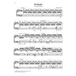 Rachmaninov Sergei Prelude In G Sharp Minor Op.32 No.12 Pf Urtext