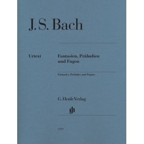 BACH FANTS PRELUDS FUGUES PF W/O FNG