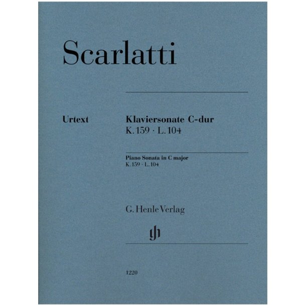 Domenico Scarlatti: Piano Sonata in C K.159 L.104 (Urtext)