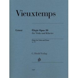 Vieuxtemps Henry Elegie Op. 30 For Viola And Piano Vla/Pf Urtext Bk