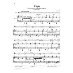 Vieuxtemps Henry Elegie Op. 30 For Viola And Piano Vla/Pf Urtext Bk