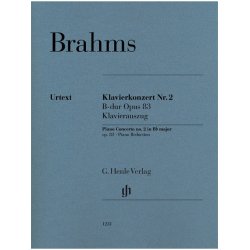 Johannes Brahms: Klavierkonzert Number 2 B Dur Op.83 - Klavierauszug