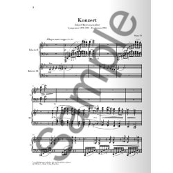 Johannes Brahms: Klavierkonzert Number 2 B Dur Op.83 - Klavierauszug