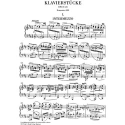 Johannes Brahms: Klavierstucke Op. 119 (Urtext)