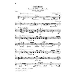 Claude Debussy: Minstrels From Pr&eacute;ludes I For Violin And Piano