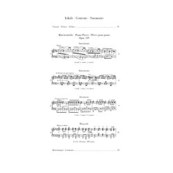 Johannes Brahms: Piano Pieces Op. 119