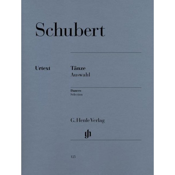 Franz Schubert: Dances - Selection (Urtext Edition)