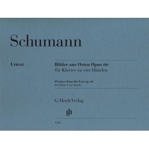 Schumann Robert Pictures From The East Op. 66 Pf 4 Hands Urtext Bk