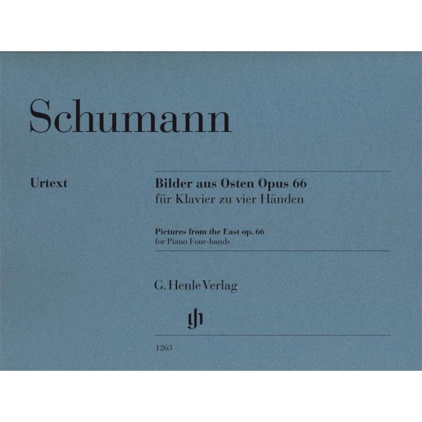 Schumann Robert Pictures From The East Op. 66 Pf 4 Hands Urtext Bk