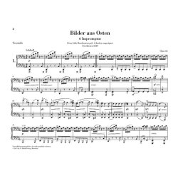 Schumann Robert Pictures From The East Op. 66 Pf 4 Hands Urtext Bk