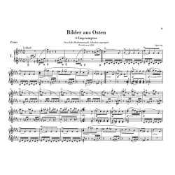 Schumann Robert Pictures From The East Op. 66 Pf 4 Hands Urtext Bk