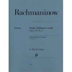 Rachmaninov Sergei Etude Tableau In E Flat Minor Op.39 No.5 Pf Urtext
