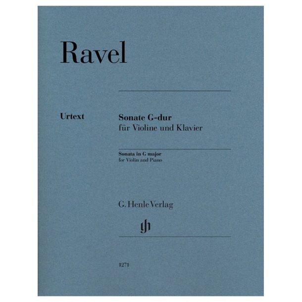 Maurice Ravel: Violin Sonata In G Major