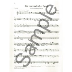 Wolfgang Amadeus Mozart: A Musical Joke K. 522 (Parts)