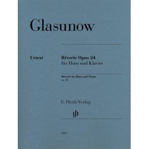 Glasunow Alexander Reverie Opus 24 Hn/Pf Urtext Bk