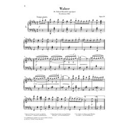 Johannes Brahms: Waltzes Op. 39 - Easy Arrangement