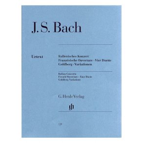 J.S. Bach:  Italian Concerto,  French Ouverture, Four Duets, Goldberg Variations (Urtext)