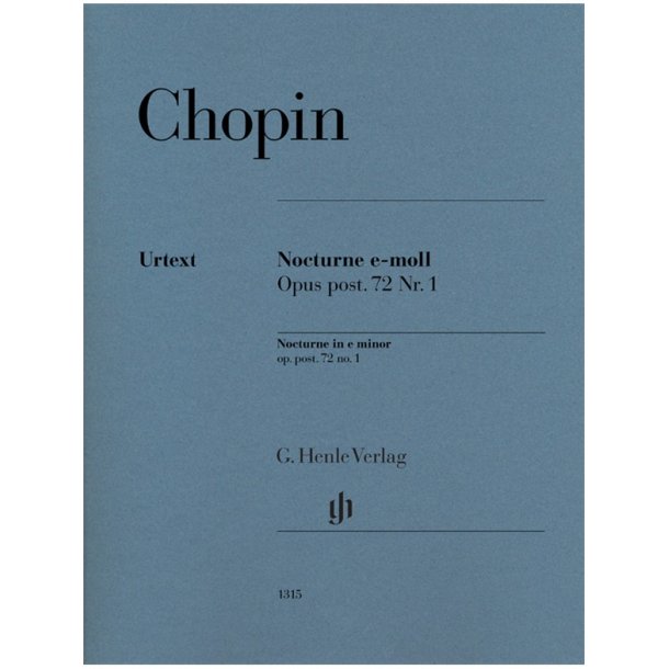 Fr&eacute;d&eacute;ric Chopin: Nocturne In E Minor Op. Post. 72 No. 1