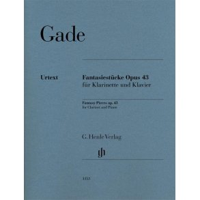 Niels Gade: Fantasy Pieces Op 43 Clarinet/Piano