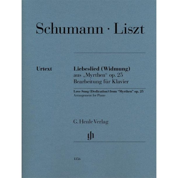 Schumann/Liszt: Liebeslied Love Song Widmung Dedication Piano