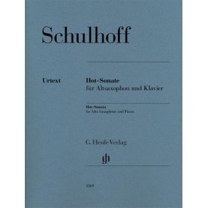 Schulhoff: Hot Sonata (Lunte Frank) Alto Saxophone/Piano