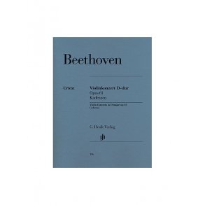 Beethoven: Violin Concerto D Op.61 Cadenzas (Henle Urtext Edition) - Piano Solo