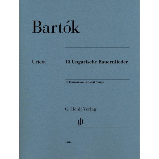 Bartok: 15 Hungarian Peasant Songs Piano