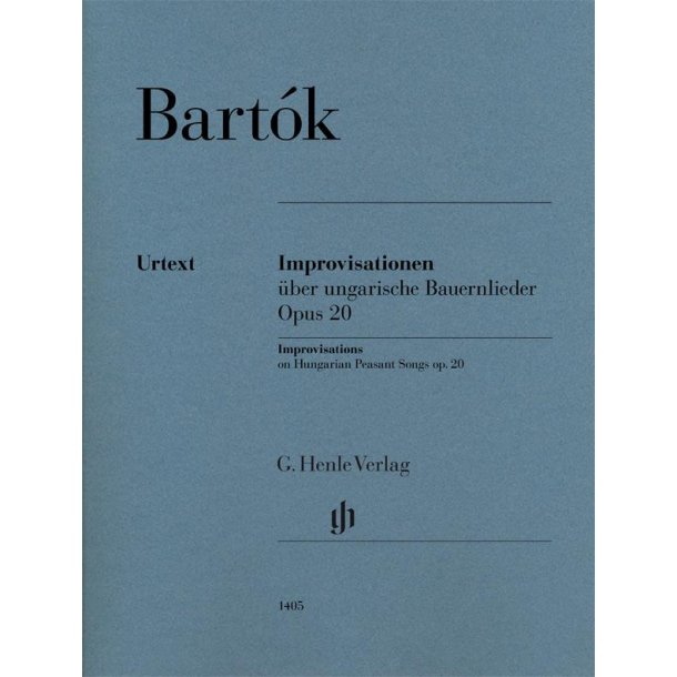 B&eacute;la Bart&oacute;k: Improvisations On Hungarian Peasant Songs Op. 20