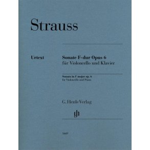 Sonate F-dur Opus 6 für Violoncello und Klavier : Sonata in F major op. 6 for Violoncello and Piano