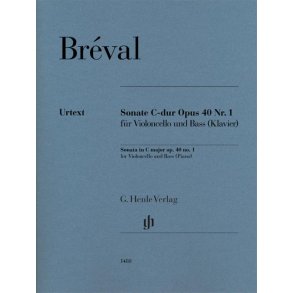 Sonate C-dur Opus 40 Nr. 1 : für Violoncello und Bass (Klavier)