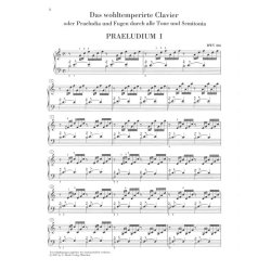J.S. Bach: The Well-Tempered Clavier Part 1 (Urtext)