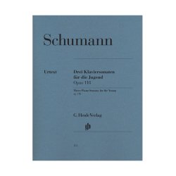 Robert Schumann: Three Piano Sonatas For The Young Op.118 - Urtext