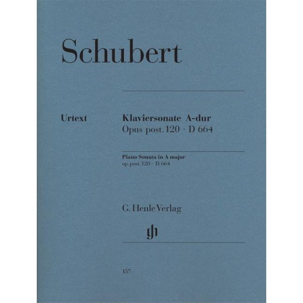 Franz Schubert: Piano Sonata In A D.664 (Urtext Edition)