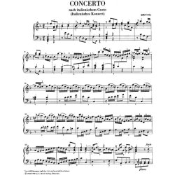 J.S. Bach: Italian Concerto BWV 971 (Urtext Edition)