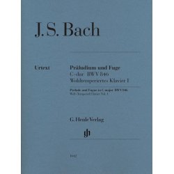 BACH PRELUDE FUG C BWV846 PF W/O FNG
