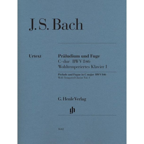 BACH PRELUDE FUG C BWV846 PF W/O FNG