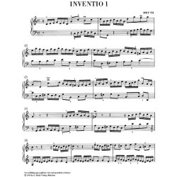 J.S. Bach: Zweistimmige Inventionen (Urtext)