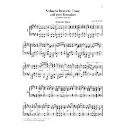 Franz Schubert: Sechzehn Deutsche Tanze Und Zwei Ecossaisen
