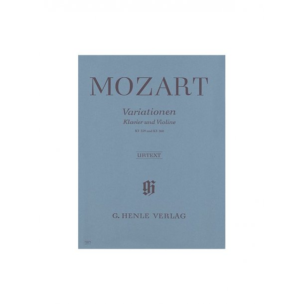 W.A. Mozart: Variations For Piano and Violin (Urtext)